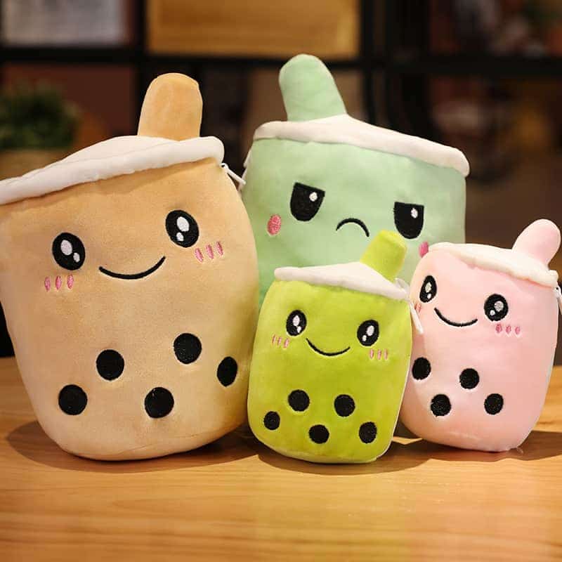 Cute Boba Milk Bubble Tea Plushie Kissen Kuscheltiere 33