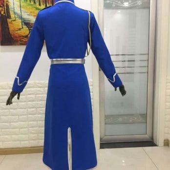 Fullmetal Alchemist Roy Mustang/Maes Hughes Cosplay Costume Uniform Outfit Halloween Party Costumes for Women/Men Anime Costume 5