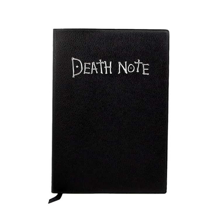 Anime Death Note Notebook Set Leather Journal and Necklace Feather Pen School Writing Journal Personality Death NotePad for Gift 16