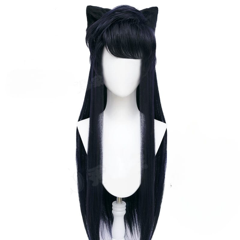 Anime Komi Can‘t Communicate - Shouko Komi Cosplay Wig Costume Halloween Carnival Cosplay Hair Cos Props 80cm 6
