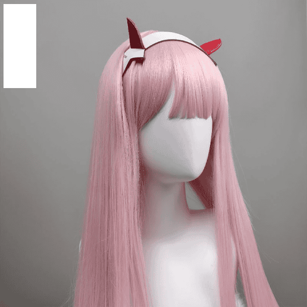 Anime DARLING in the FRANXX 02 Cosplay Wig 100cm pink 3