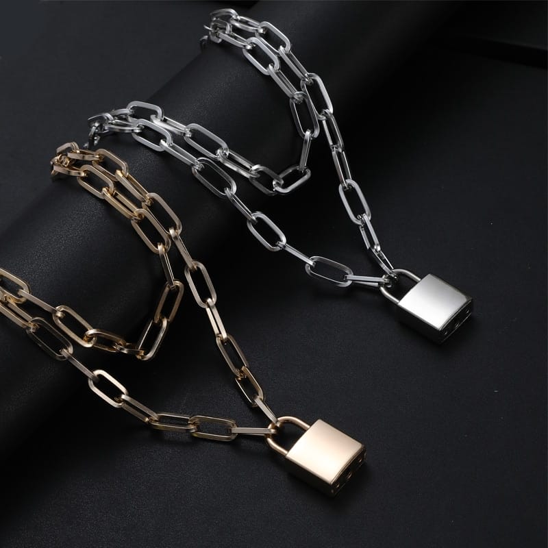 Eboy Egirl Chain Halskette Vorhängeschloss 34