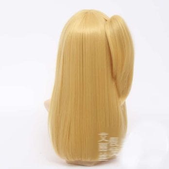 High Quality Fairy Tail Lucy Heartfilia 50cm Long Straight Costume Cosplay Wig for Women Anime Wig Synthetic Hair Wig 4