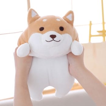 1pc Lovely Fat Shiba Inu & Corgi Dog Plush Toys Stuffed Soft Kawaii Animal Cartoon Pillow Dolls Gift for Kids Baby Children 2