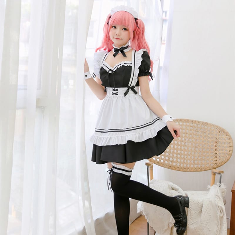 Premium Maid Cosplay Dress Maid Boy & Girl Outfit 4