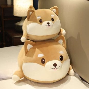 1pc Lovely Fat Shiba Inu & Corgi Dog Plush Toys Stuffed Soft Kawaii Animal Cartoon Pillow Dolls Gift for Kids Baby Children 6