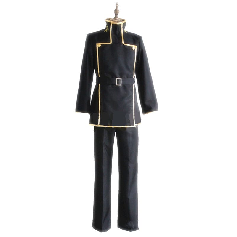 Hight Quality Anime CODE GEASS Lelouch of the Rebellion Lelouch Lamperouge  Hallowmas Man Cosplay Costume Top + Pants + Belt 2