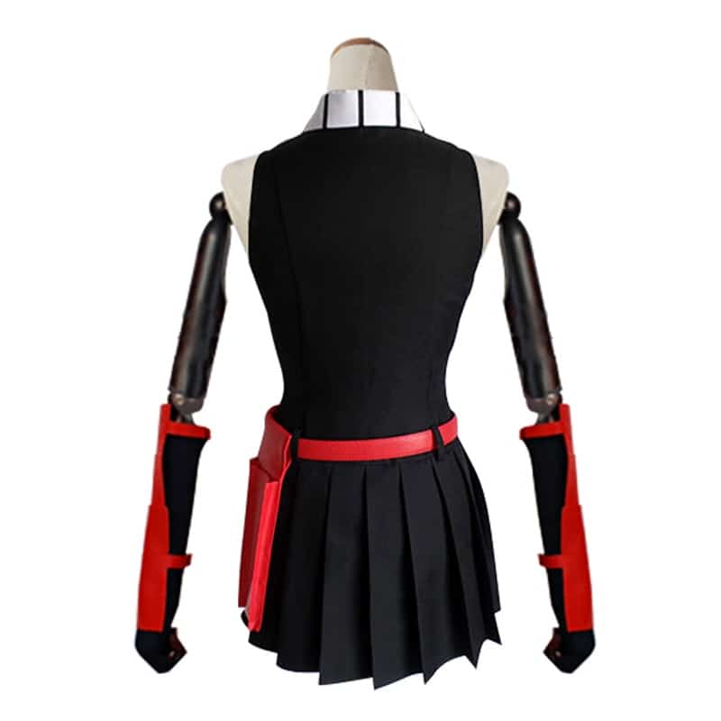 High Quality Anime Akame ga KILL! Akame Men Women Cool Suit Uniform Cosplay Halloween Costume Dress+Shirt+Tie Accessories Sets 6