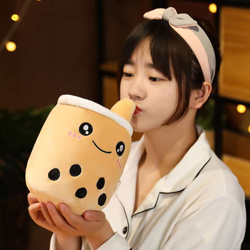 Cute Boba Milk Bubble Tea Plushie Kissen Kuscheltiere 29