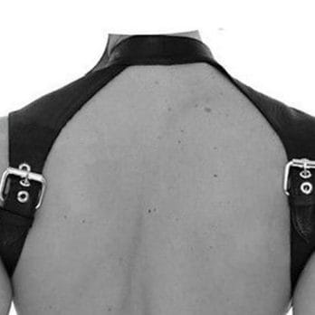 BDSM PU Leather Strap on Harness Belt Sexy Men's Sexy Body Harnesses Restraint Gays Sex Bondage adult games. 2