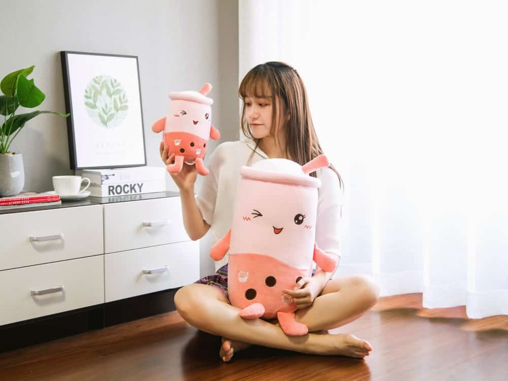 Cute Boba Milk Bubble Tea Plushie Kissen Kuscheltiere 15