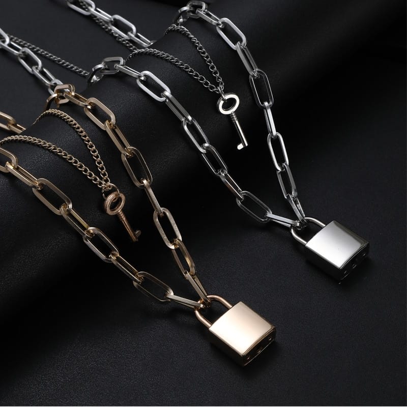 Eboy Egirl Chain Halskette Vorhängeschloss 35