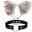 4pcs Lovely Cat Ear Hair Wear Set Claw Gloves Girls Anime Cosplay Costume Plush Cat Fur Ear Hairband Night Party Club Headbands 16