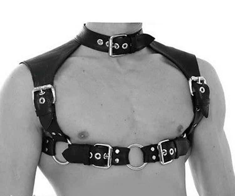 BDSM PU Leather Strap on Harness Belt Sexy Men's Sexy Body Harnesses Restraint Gays Sex Bondage adult games. 1