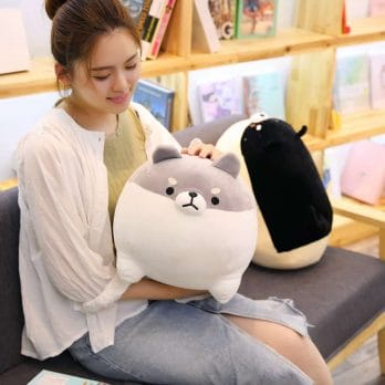 1pc Lovely Fat Shiba Inu & Corgi Dog Plush Toys Stuffed Soft Kawaii Animal Cartoon Pillow Dolls Gift for Kids Baby Children 3