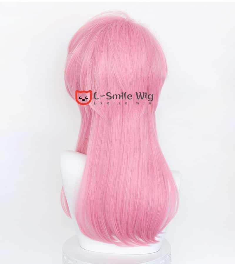 Tokyo Revengers Sanzu Haruchiyo Pink Long 55cm Cosplay Wig Heat Resistant Halloween Man Anime Wigs + Free Wig Cap 5