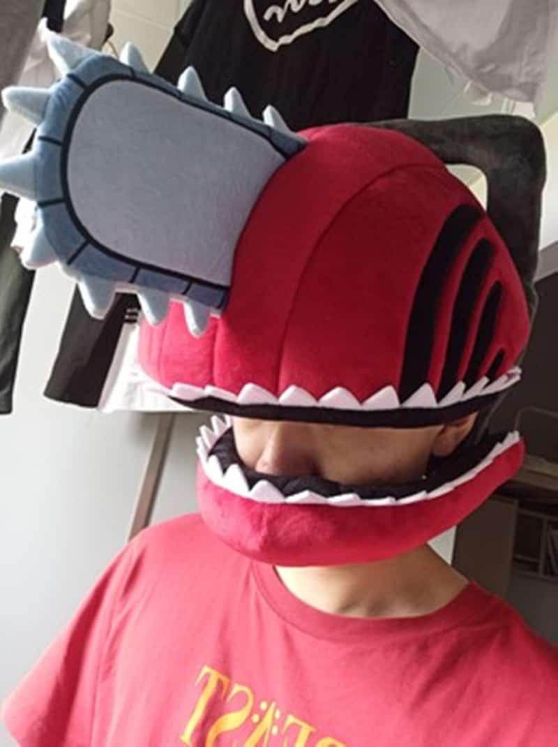 Anime Chainsaw Man Pochita Cosplay Hat Plush 13