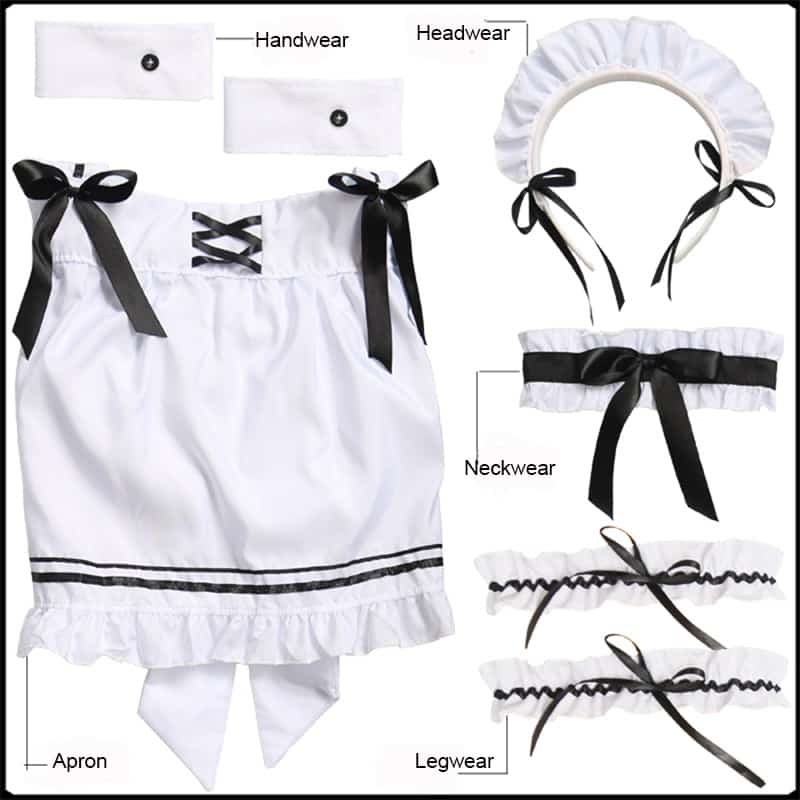 Premium Maid Cosplay Dress Maid Boy & Girl Outfit 8