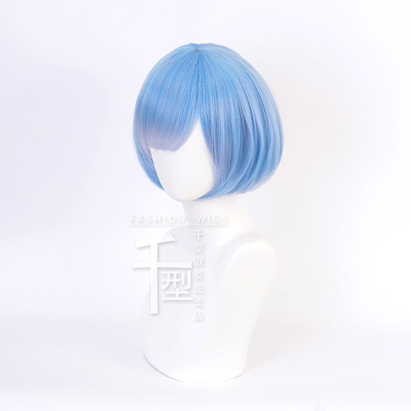 Re：Life in a different world from zero Rem Cosplay Wig Anime Women Ram Costume Hair Synthetic 3
