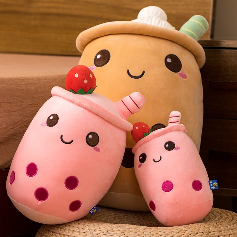 Cute Boba Milk Bubble Tea Plushie Kissen Kuscheltiere 6