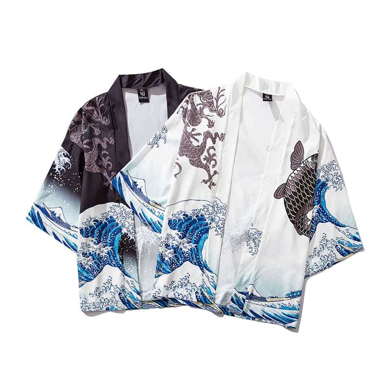 Japanischer Kimono Traditioneller Yukata Herren Damen 3