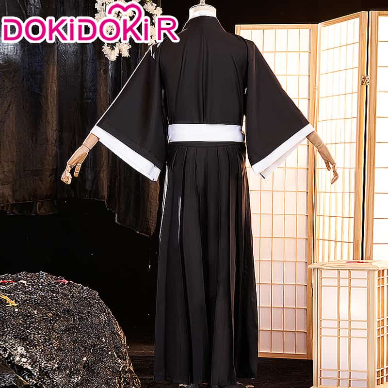 DokiDoki-R Anime Bleach Cosplay Kuchiki Rukia Cosplay Costume Women Halloween Kuchiki Rukia Cosplay Costume Plus Size 2