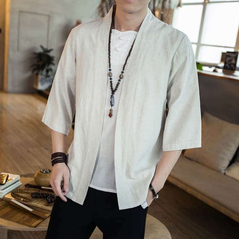 Japan Kimono Cardigan Herren Harajuku Streetwear moderner Yukata 9