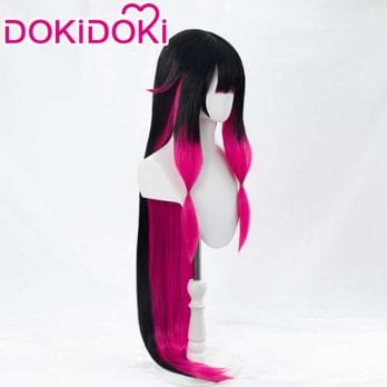 【110~120CM】 DokiDoki Game Genshin Impact Fatui Cosplay Wig Cosplay Columbina Wig Columbina Wig Fatui Wig 2