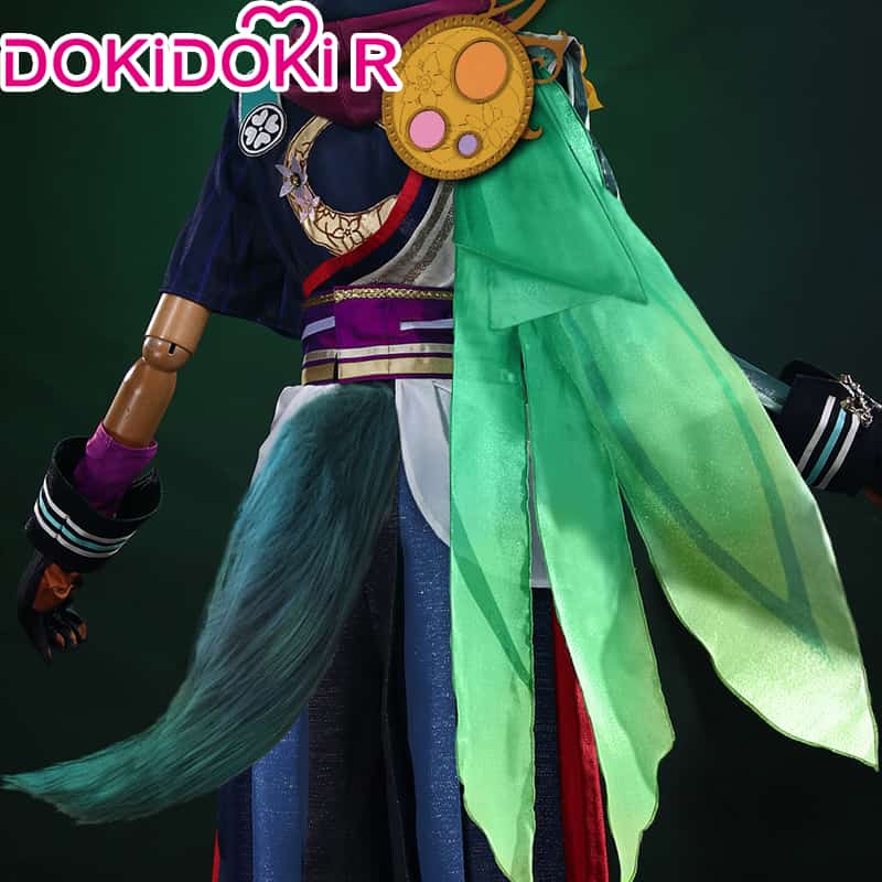 【Size S-4XL】DokiDoki-R Game Genshin Impact Tighnari Cosplay Costume Tighnari Cosplay Hair Halloween Dendro Sumeru Plus Size 2