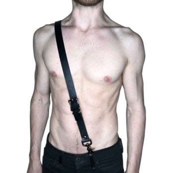 Bondage Harness Man Sword Belt Gothic Chest Lingerie Leather Vest Body Harness Sexy Bdsm Gay Strap Erotic Accessories 2021 6