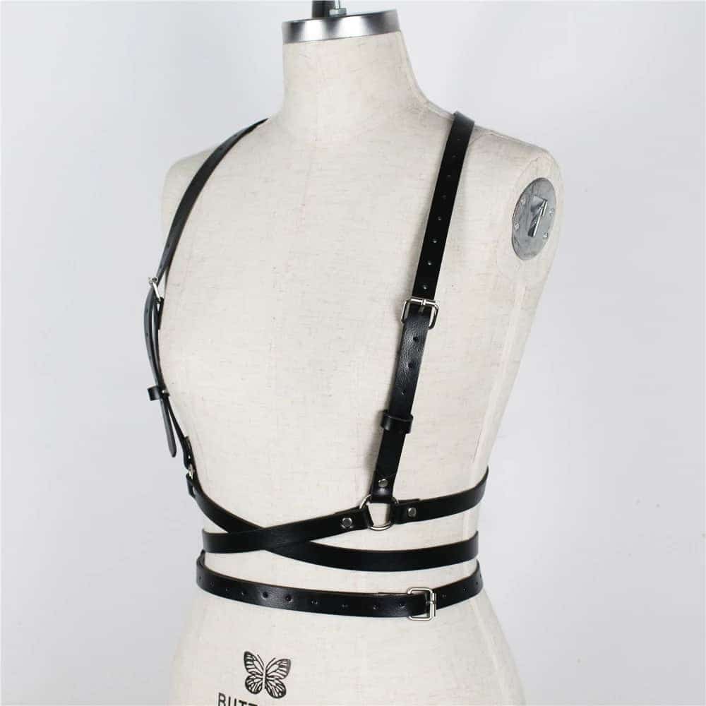 Body Harness PU Leder Kpop Style Harness Damen Herren 4