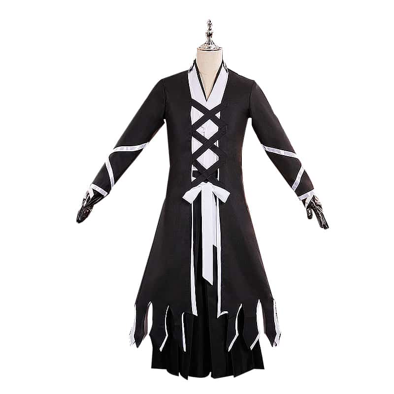 DokiDoki-R Anime Bleach Cosplay Kurosaki Ichigo Cosplay Costume Black Suit Halloween Kurosaki Ichigo Men Cosplay Plus Size 5