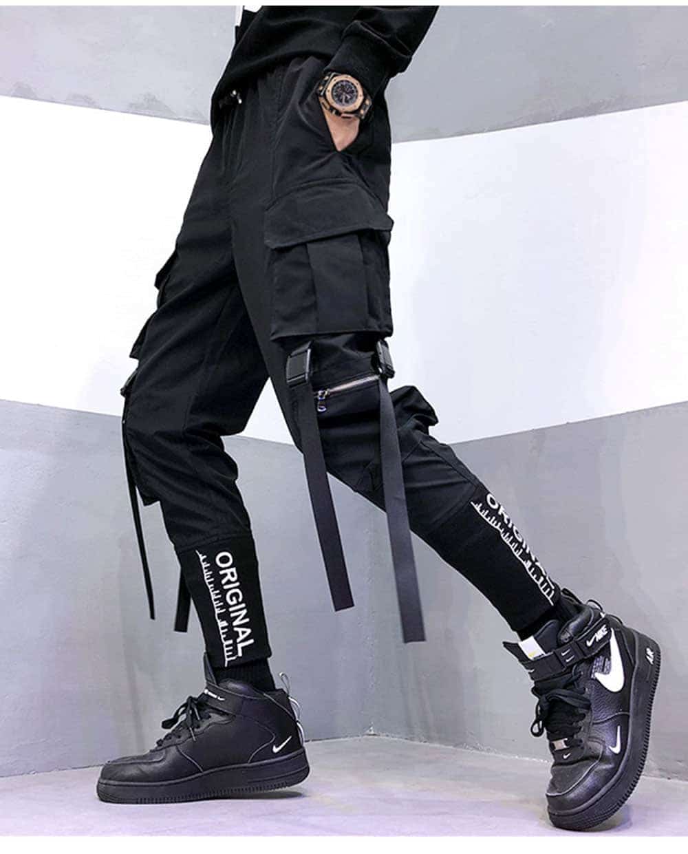 Techwear Hose Cargohose Cyberpunk Fashion Herren Damen 18
