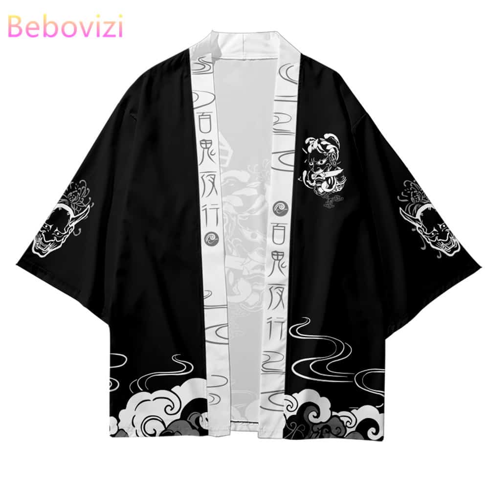 Plus Size 6XL 5XL 4XL Fashion Japanese Anime Robe Cardigan Women Men Harajuku Demon Slayer Cosplay Shirts Yukata Haori Kimono 1