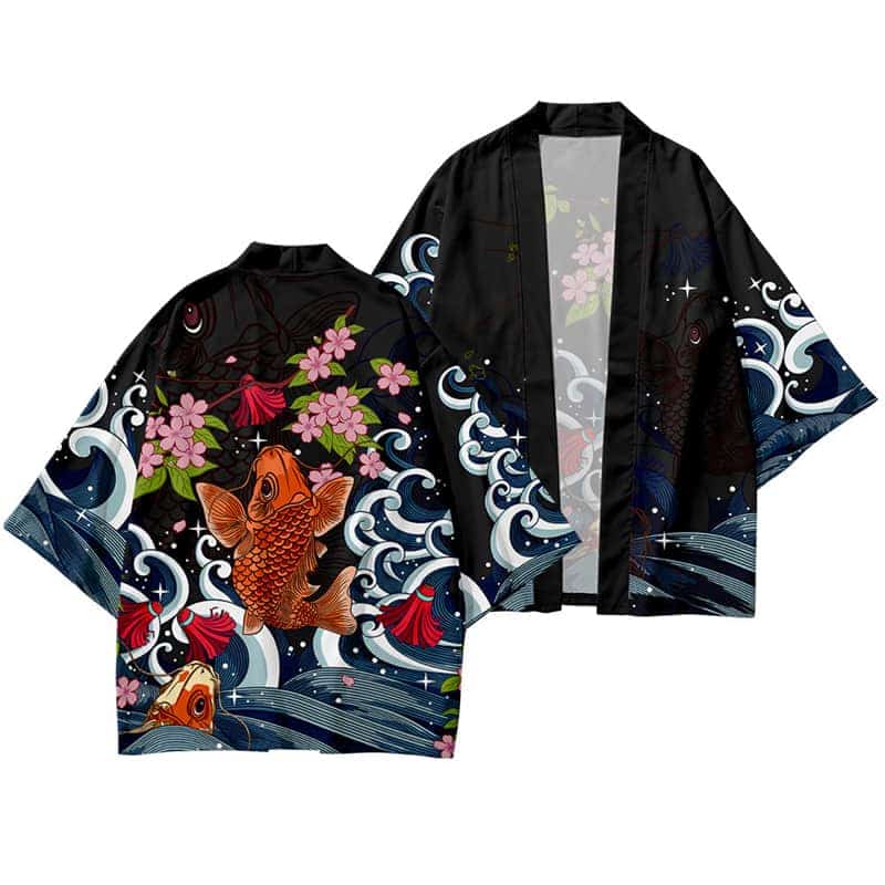Japanischer Kimono Traditioneller Yukata Herren Damen 34