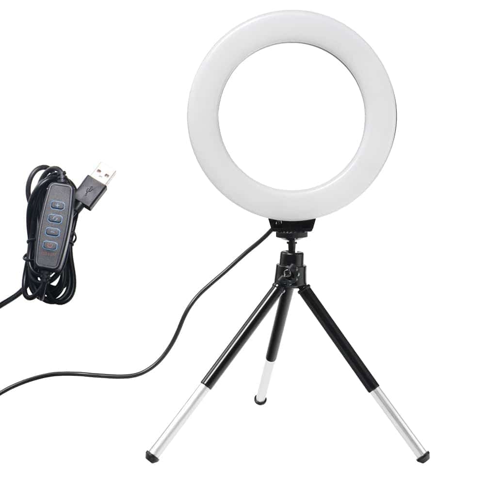 6 Zoll USB Ringlicht Lampe Selfie Leuchte Social Media Content Creator Licht 15