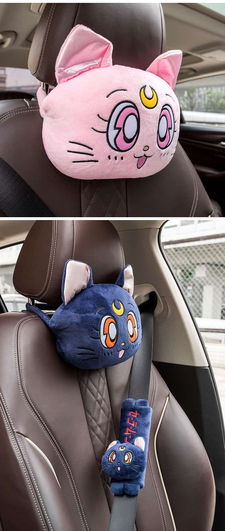 Kawaii Auto Plushies Sitzgurt Kissen 6