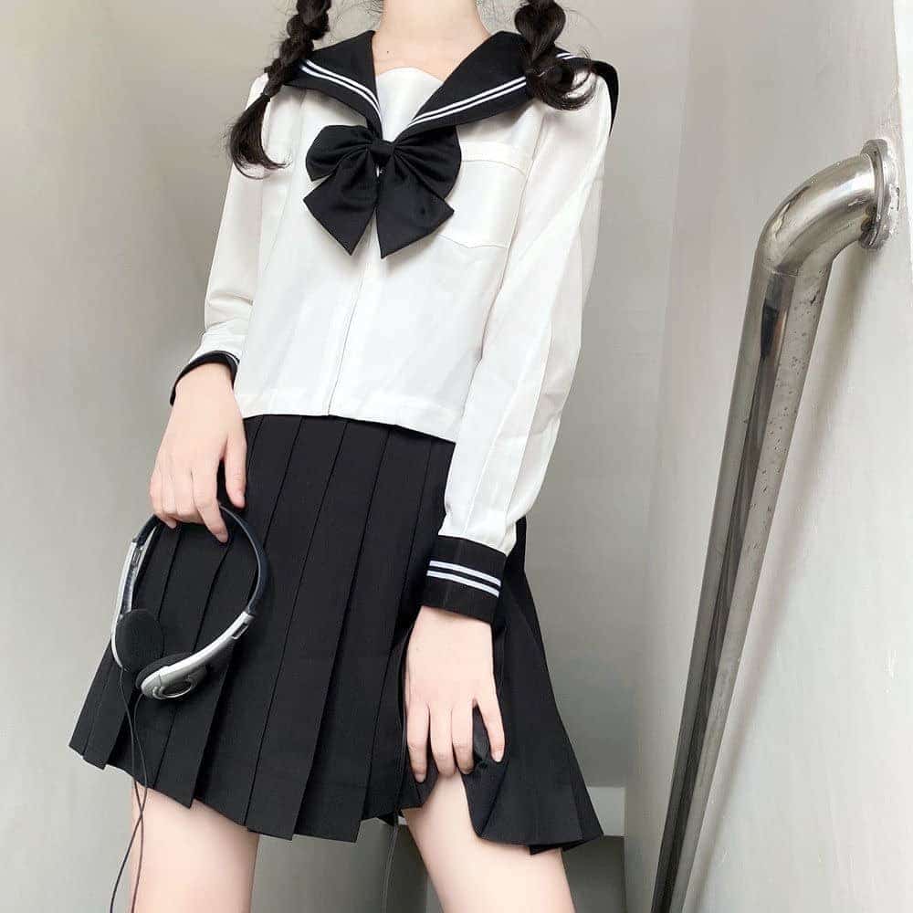 Japanese School Uniform Schuluniform Cosplay Kostüm 33