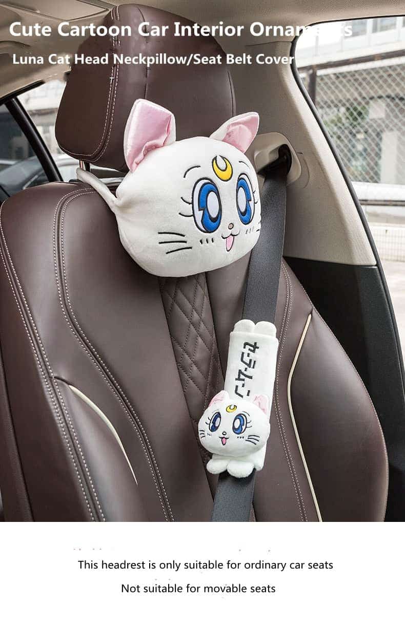 Kawaii Auto Plushies Sitzgurt Kissen 1