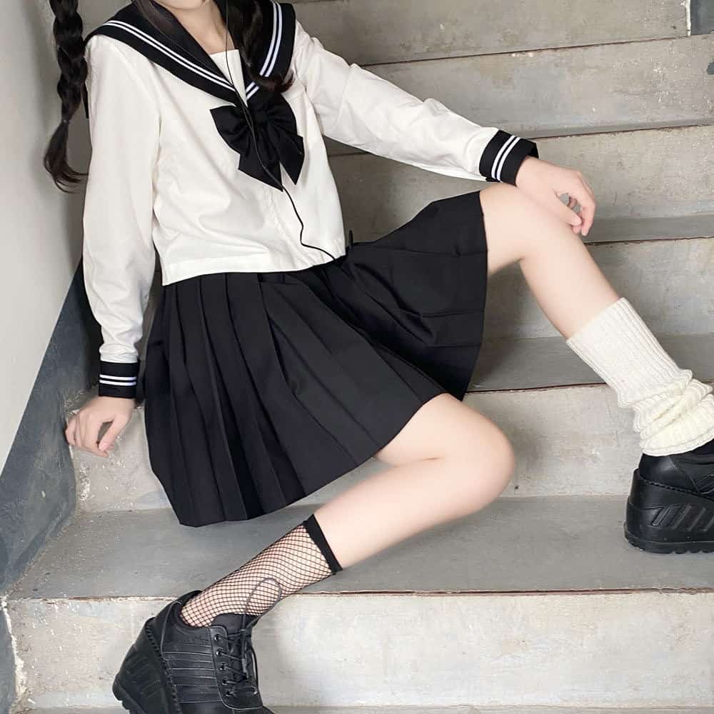Japanese School Uniform Schuluniform Cosplay Kostüm 31