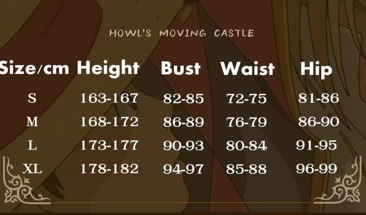 Anime Howl's Moving Castle Howl Cosplay Kostüm Das wandelnde schloss 2