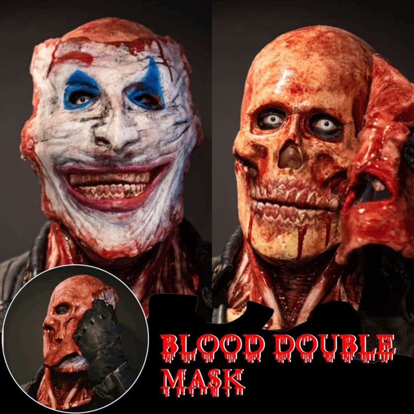 Halloween Horror Maske doppelt 5