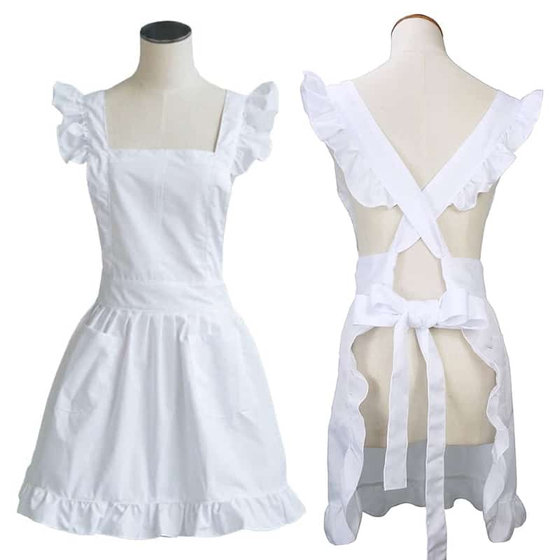 Maid Apron Cooking Apron Cosplay 5