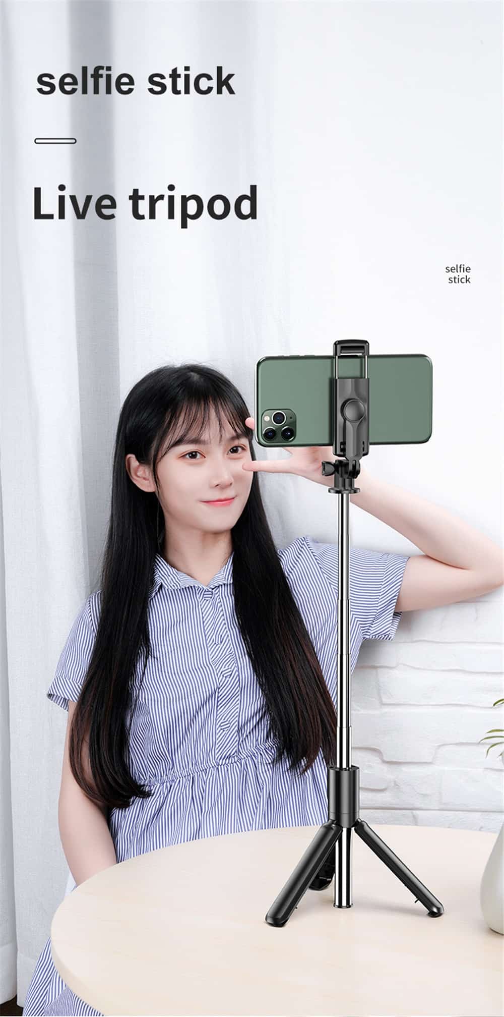 Wireless Bluetooth Selfie Stick Handy iPhone Android 44