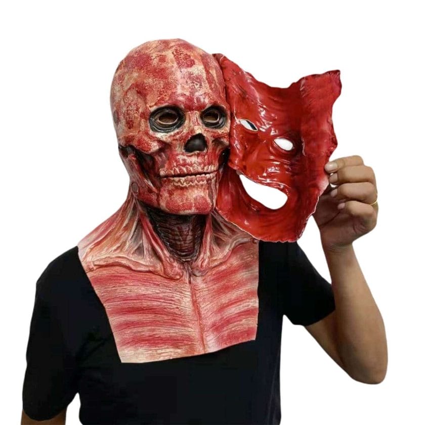 Halloween Horror Maske doppelt 6