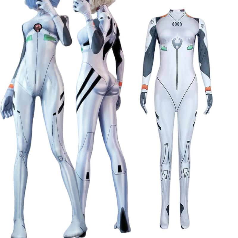 Anime Zentai Ayanami Rei Jumpsuits Cosplay Costume 1
