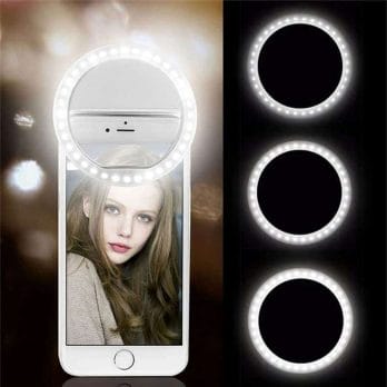 Akku Selfielicht Ringlicht Handy iPhone Android 1