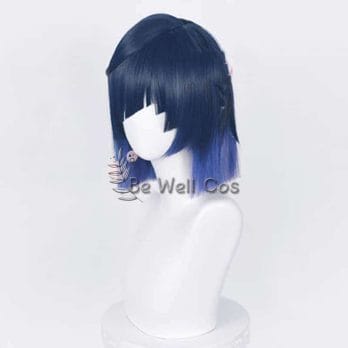Genshin Impact Yelan Cosplay Wig 36cm 4