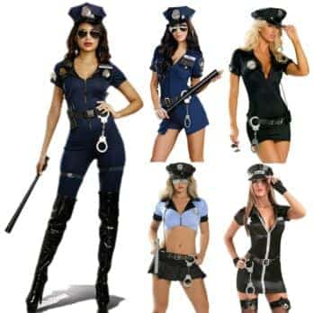 Polizeiuniform Damen verschiedene Styles Kostüm 1