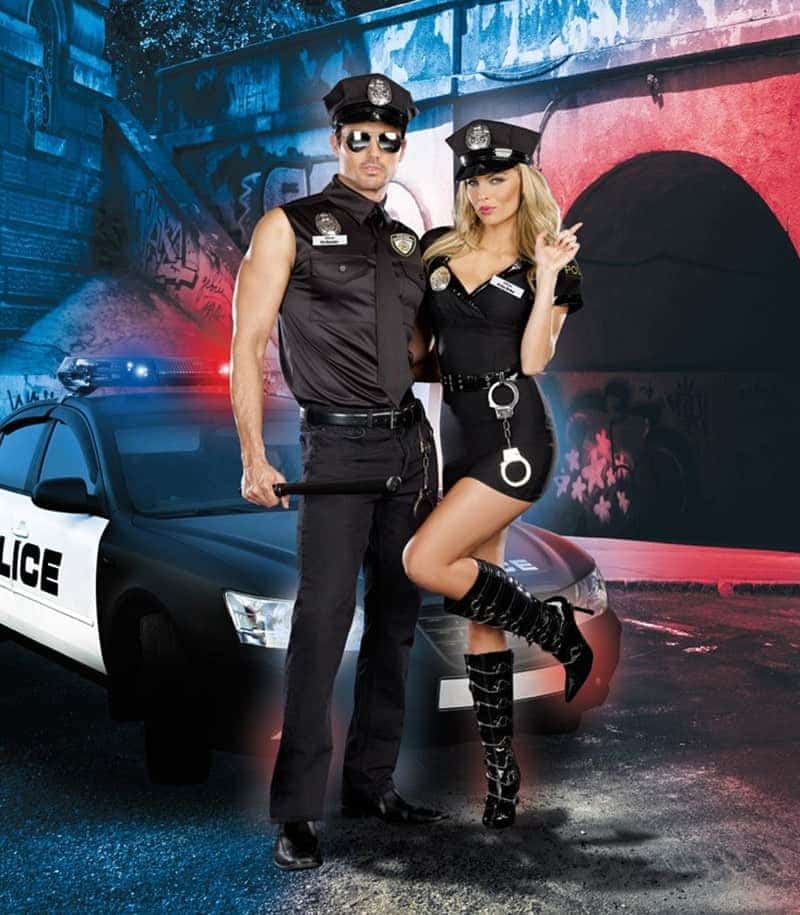 Polizeiuniform Damen verschiedene Styles Kostüm 27